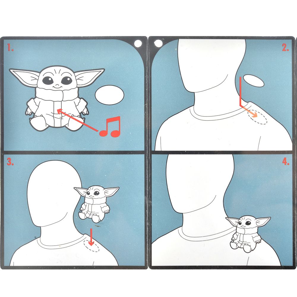 公式 ショップディズニー スター ウォーズ グローグー ぬいぐるみ 肩のり トーキング