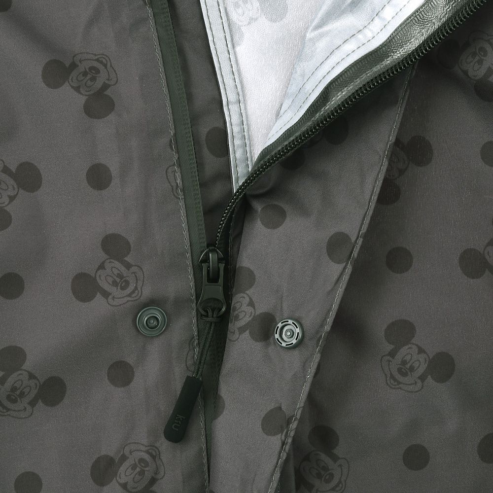 公式 ショップディズニー Kiu ミッキー レインポンチョ ブラック Rainy Day 22