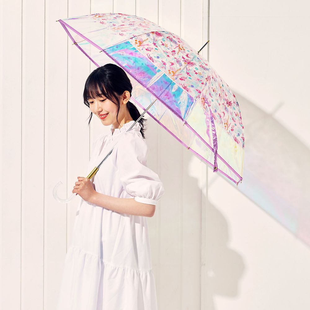 公式 ショップディズニー Wpc アリエル 長傘 ビニール Rainy Day 22