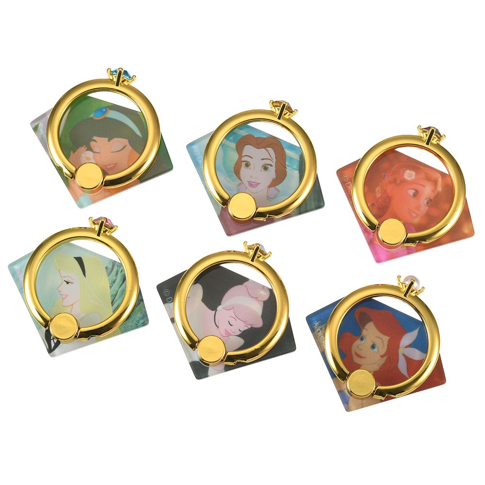 公式 ショップディズニー ディズニープリンセス シークレットスマートフォンリング ダイヤモンド形