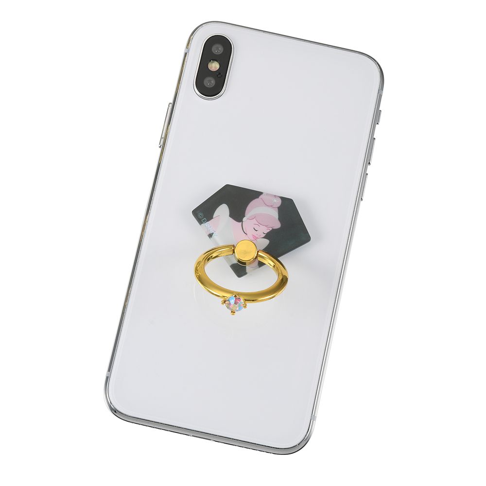 公式 ショップディズニー ディズニープリンセス シークレットスマートフォンリング ダイヤモンド形