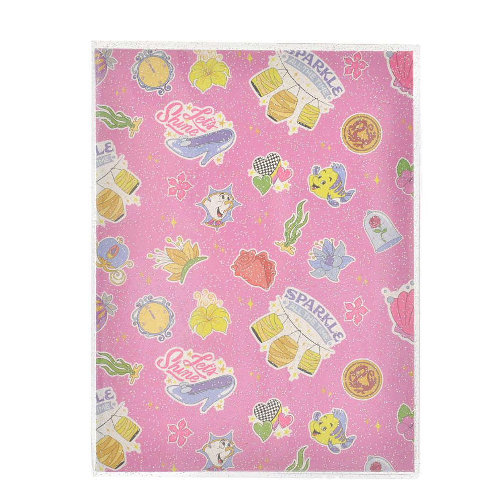 公式 ショップディズニー ディズニーキャラクター ノートブック カバー付き ステッカー柄