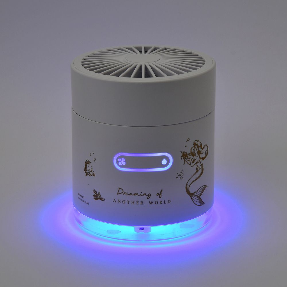 公式 ショップディズニー アリエル フランダー セバスチャン 加湿器 扇風機 Ledライト Under The Sea