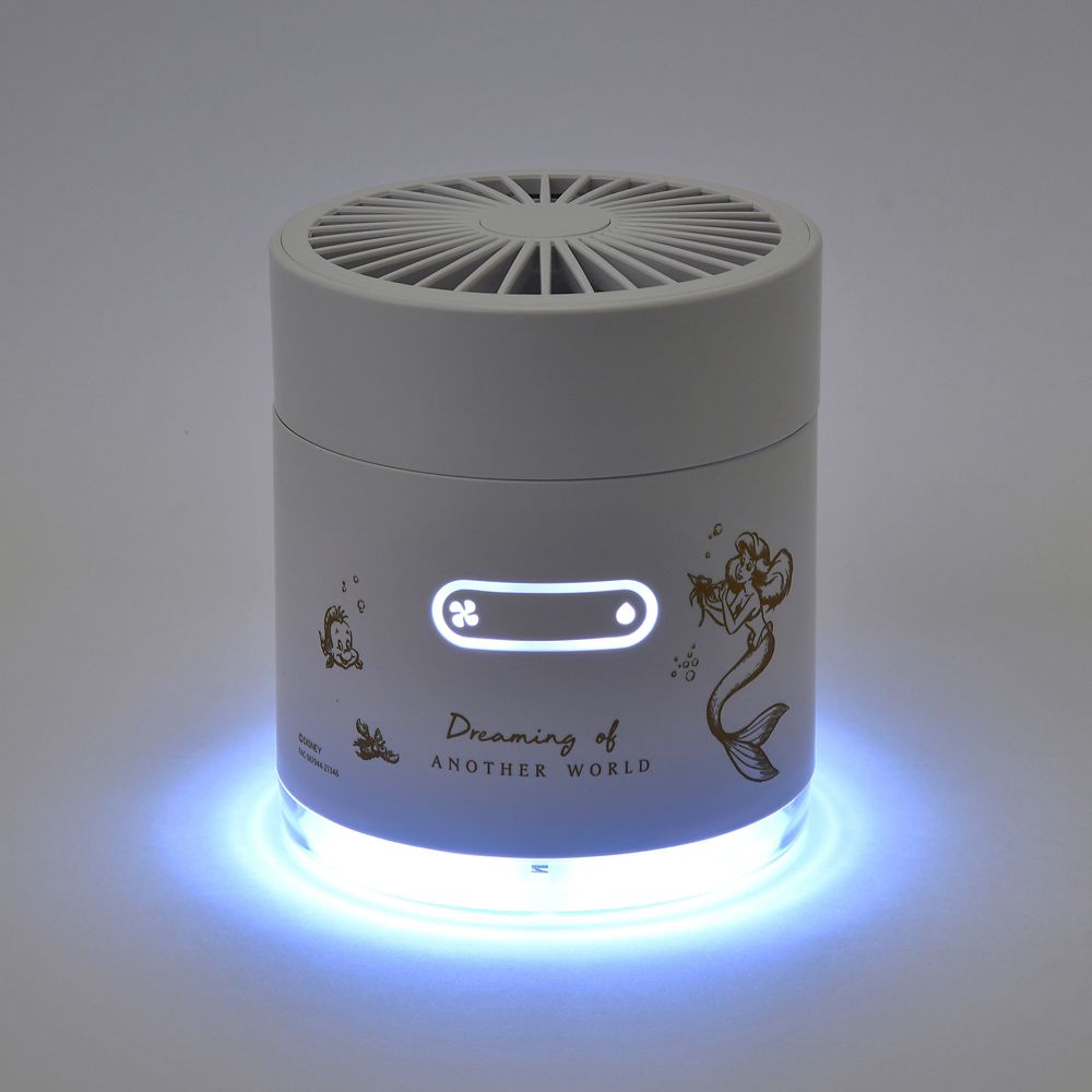 公式 ショップディズニー アリエル フランダー セバスチャン 加湿器 扇風機 Ledライト Under The Sea