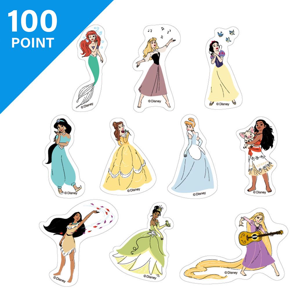 公式 ショップディズニー ディズニープリンセス フレークシール