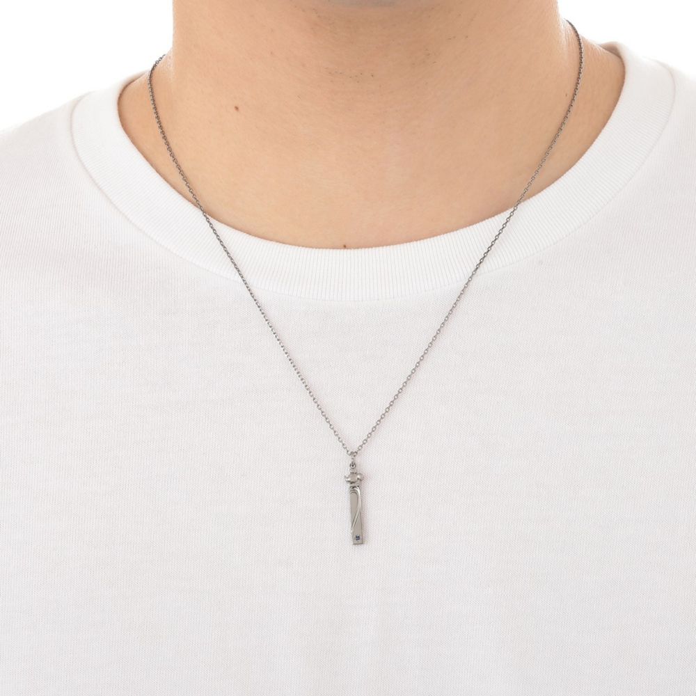 【ザ・キッス】 DI-SN2406PSP-2407SP ミッキー&ミニー / シルバー ペア ネックレス