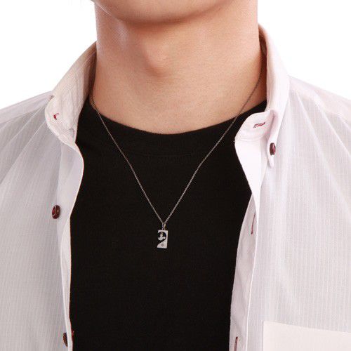 【ザ・キッス】 DI-SN1817DM-1818DM ミッキー&ミニー / シルバー ペア ネックレス