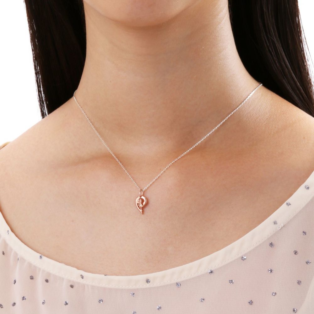 【ザ・キッス】 DI-SN705YSP-706SP 美女と野獣 / シルバー ペア ネックレス