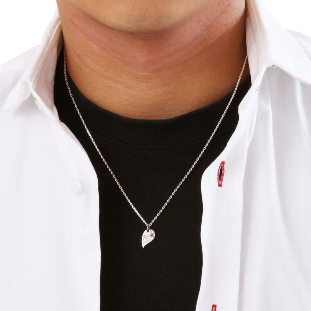 【ザ・キッス】 DI-SN705YSP-706SP 美女と野獣 / シルバー ペア ネックレス