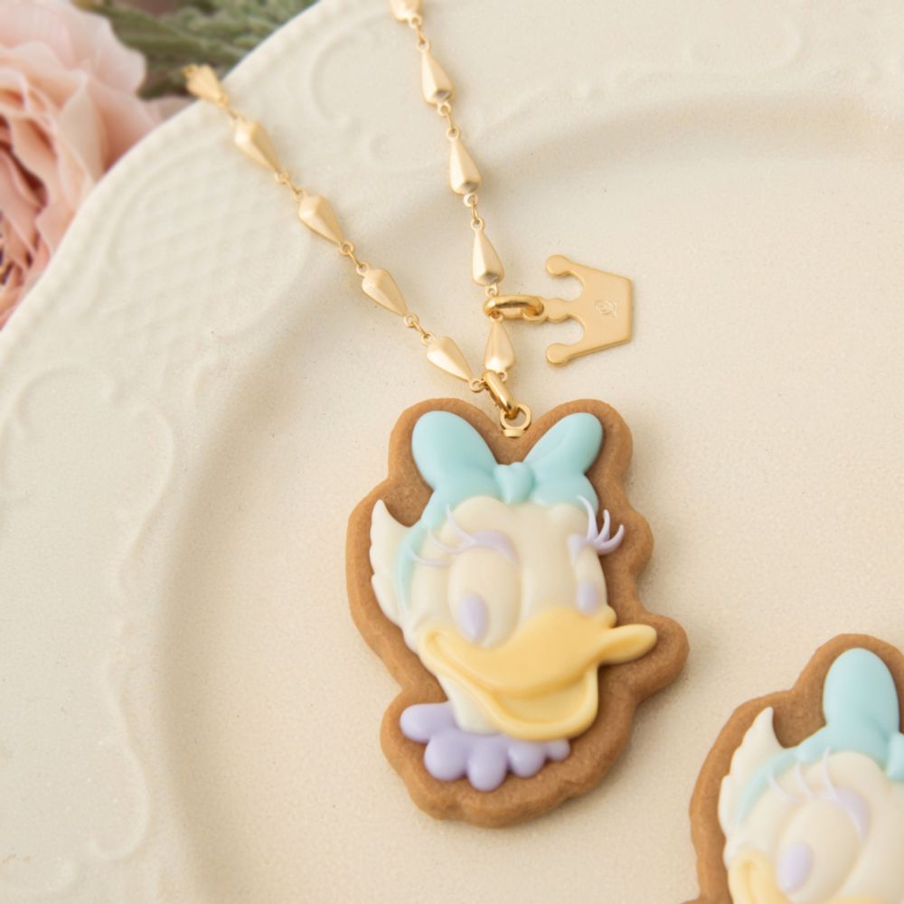 【キューポット】デイジーダック/ ネックレス　ミルキーシュガークッキー