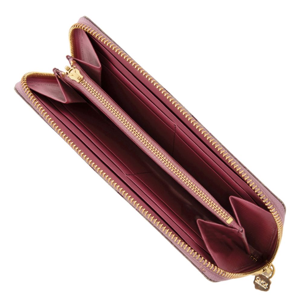 【キューポット】ミニー/ウォレット　ラウンドファスナー　ヴィンテージケーキ