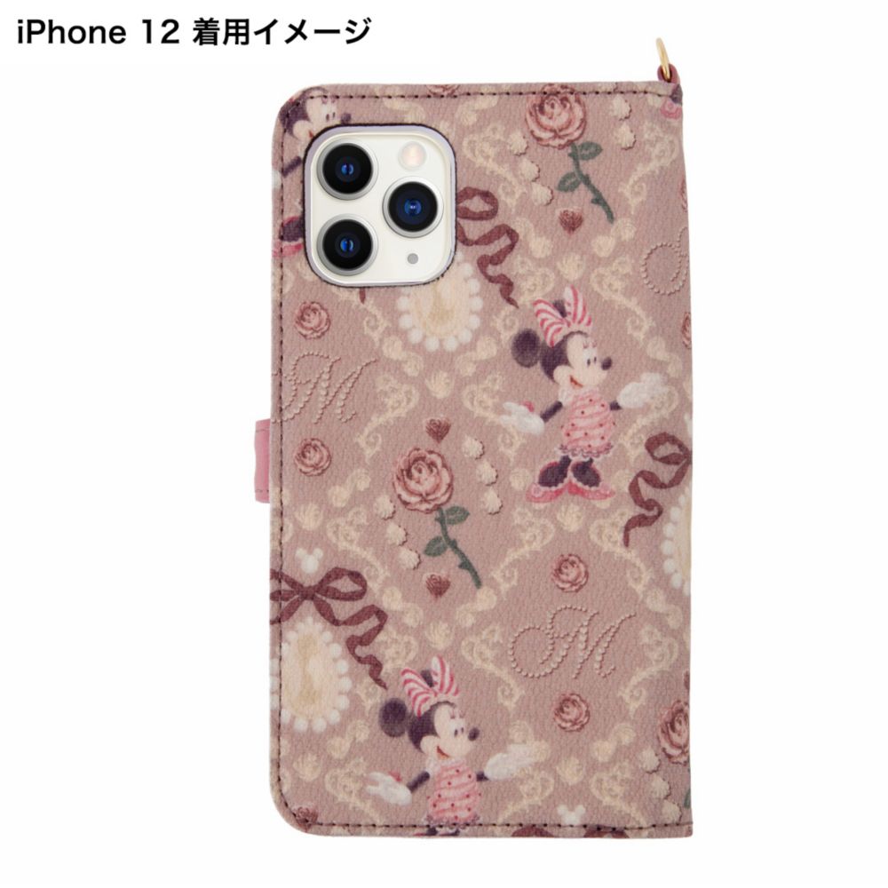 【キューポット】ミニー/iphone 12/12Pro ケース　ヴィンテージケーキ