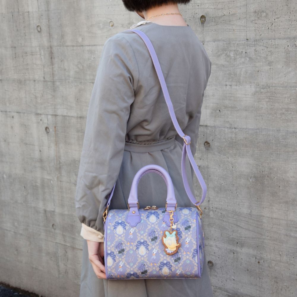 【キューポット】デイジー/ボストンバッグ　ヴィンテージケーキ