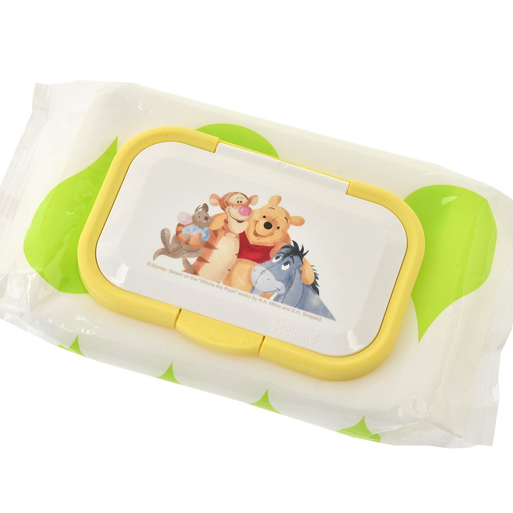 公式 ショップディズニー Bitatto プー フレンズ フタ ウェットティッシュ用 ワンプッシュタイプ Health Beauty Tool