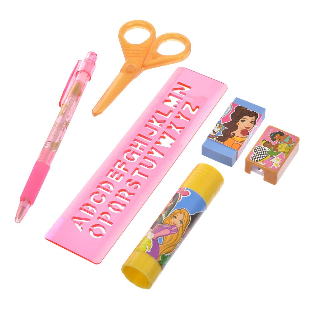 公式 ショップディズニー ディズニープリンセス ステーショナリーセット ジップケース プレシャス