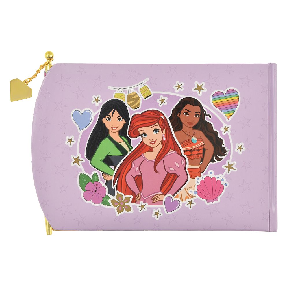 公式 ショップディズニー ディズニープリンセス ノートブック ボールペン クリアポケット