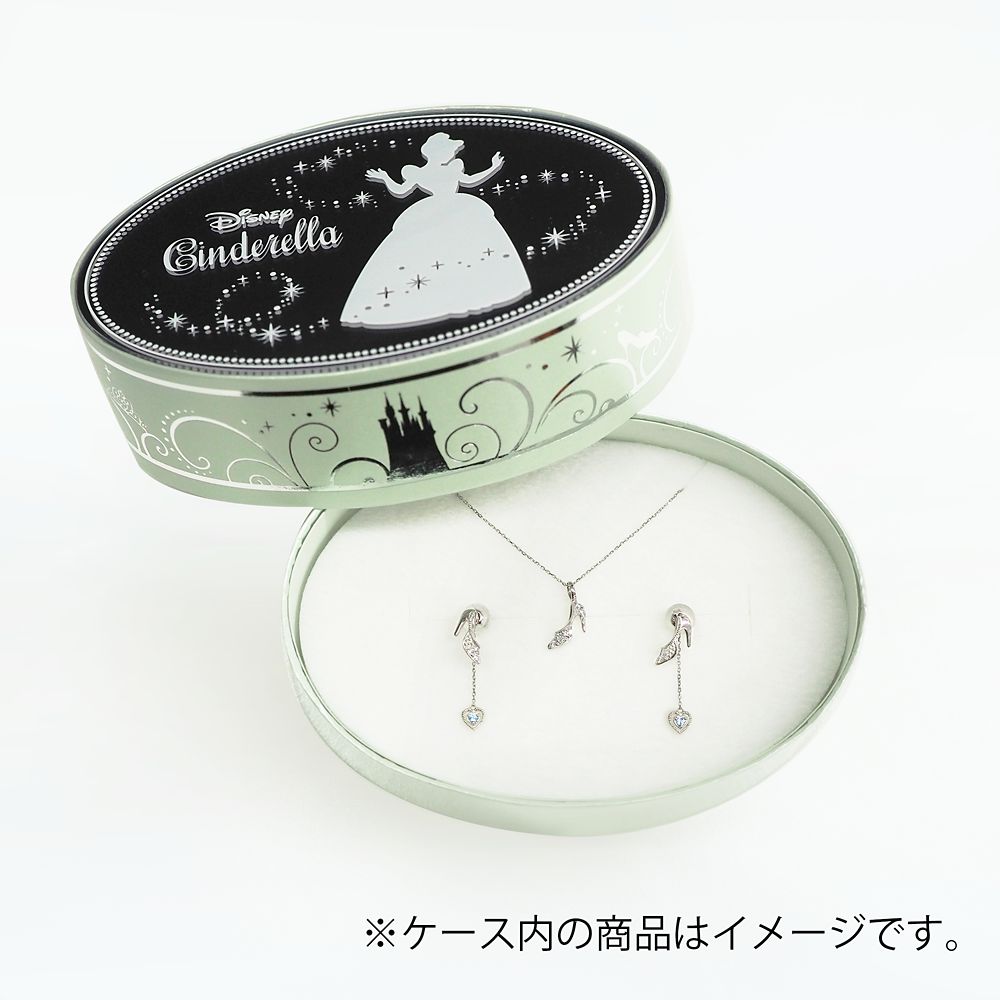 公式 ショップディズニー ホワイトゴールド シンデレラ ティアラ パールピアス