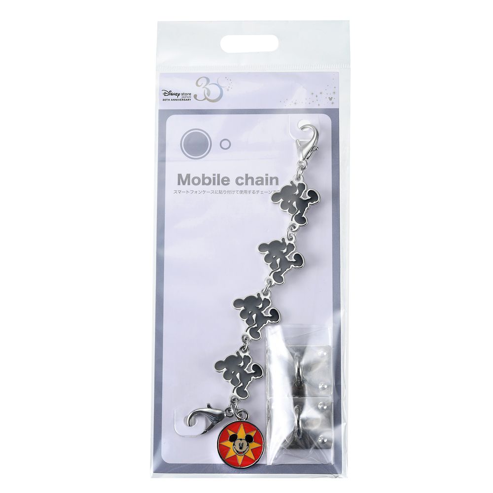 公式 ショップディズニー ミッキー スマートフォンチェーン Disney Store Japan 30th Running