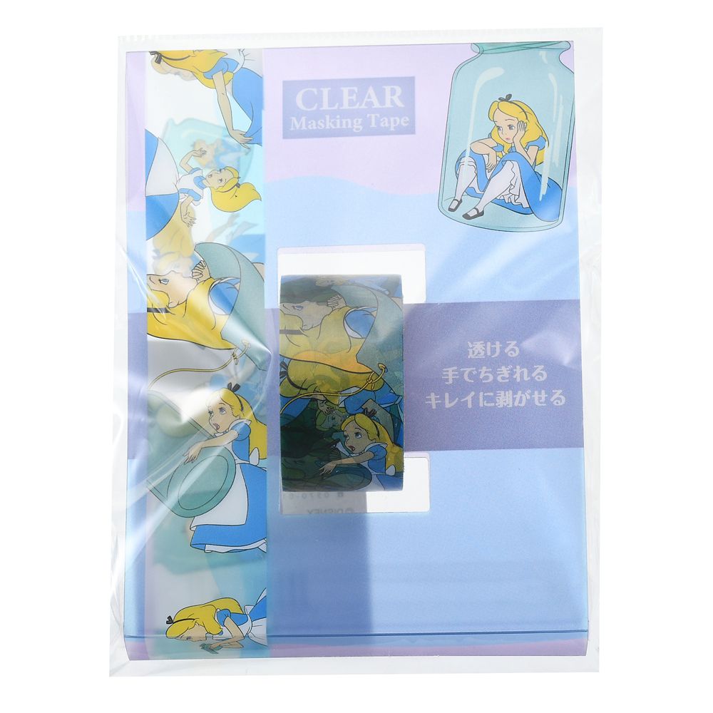 公式 ショップディズニー アリス デコレーションテープ Clear