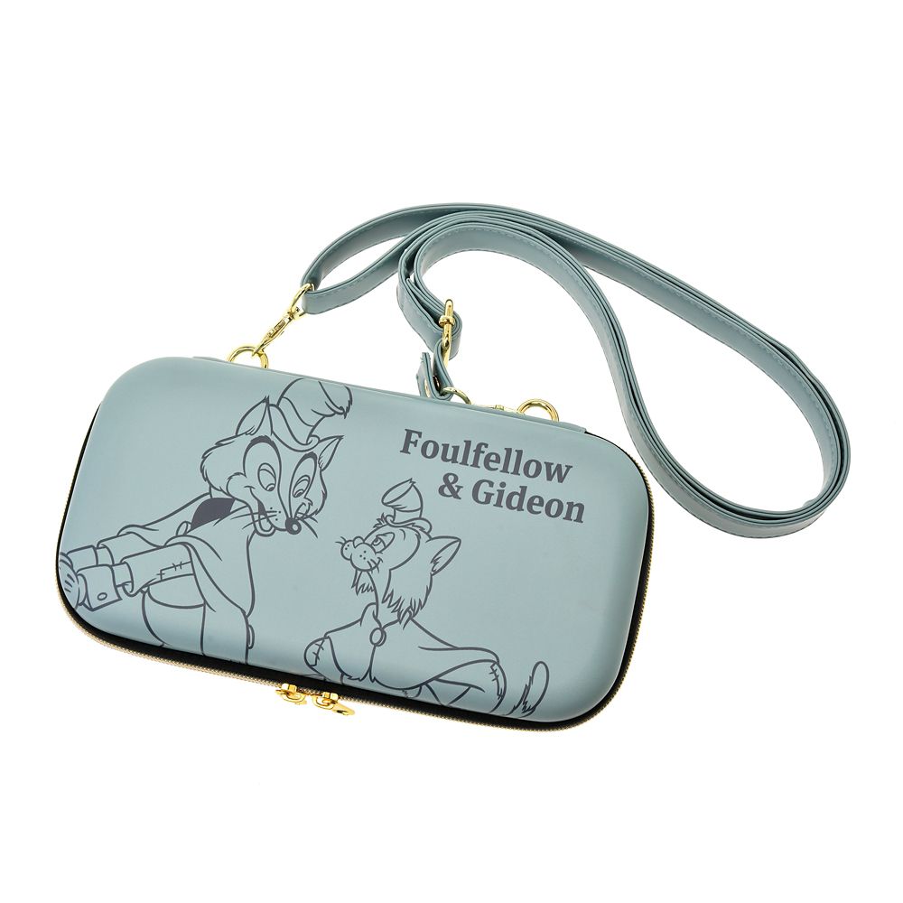 公式 ショップディズニー 正直ジョン ギデオン ポータブルゲーム機ケース ストラップ付き ピノキオ Games For Fun