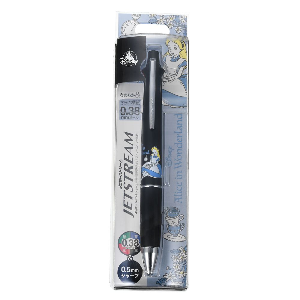 公式 ショップディズニー アリス ジェットストリーム 多機能ペン 4 1 0 38mm