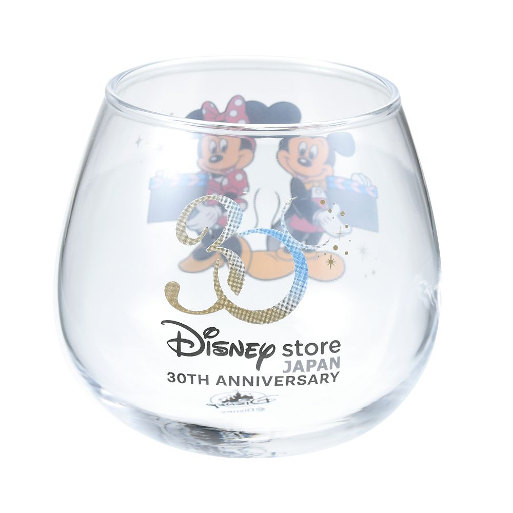 公式 ショップディズニー ミッキー ミニー グラス ゆらゆら Disney Store Japan 30th