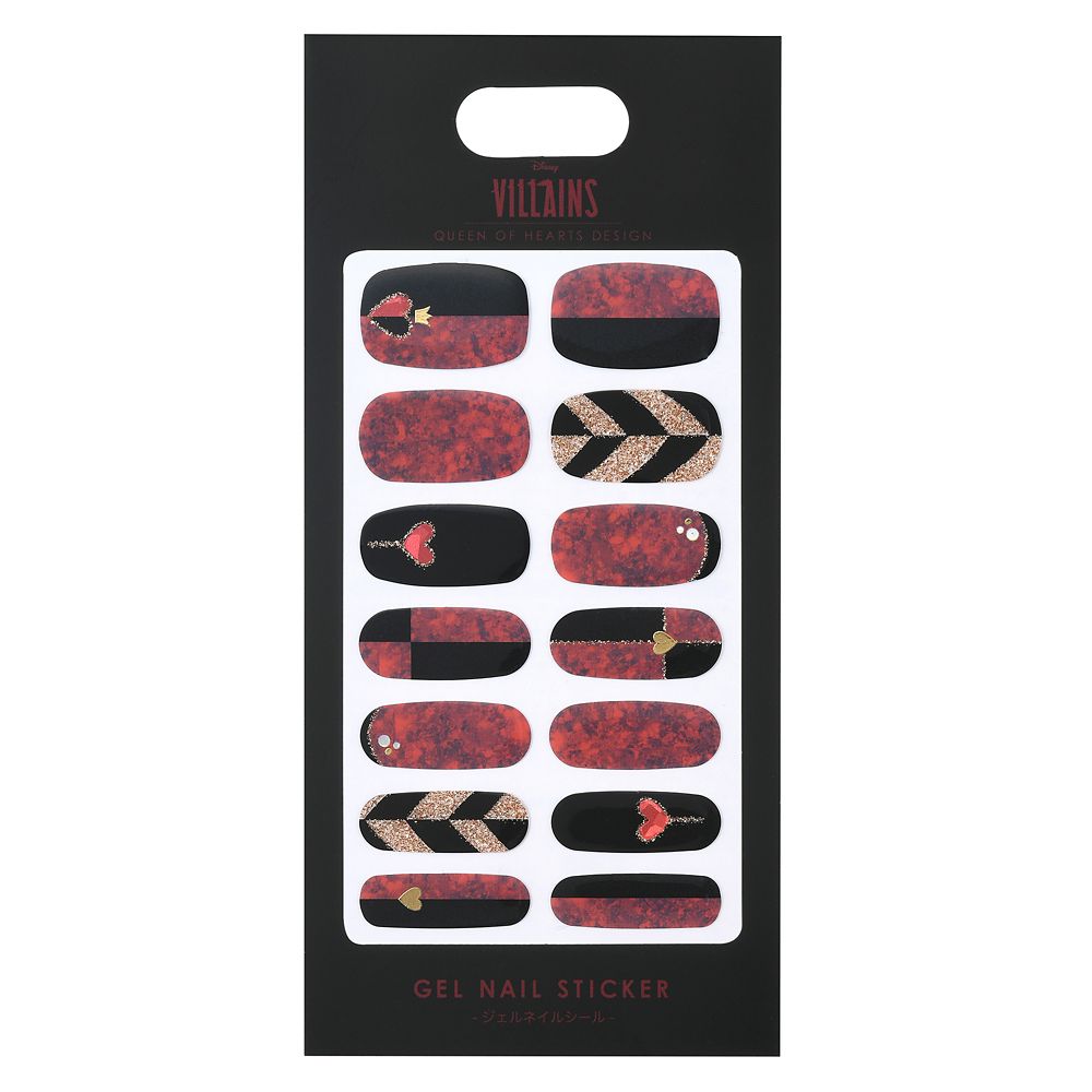 公式 ショップディズニー ハートの女王 ジェルネイルシール ディズニーヴィランズ ふしぎの国のアリス