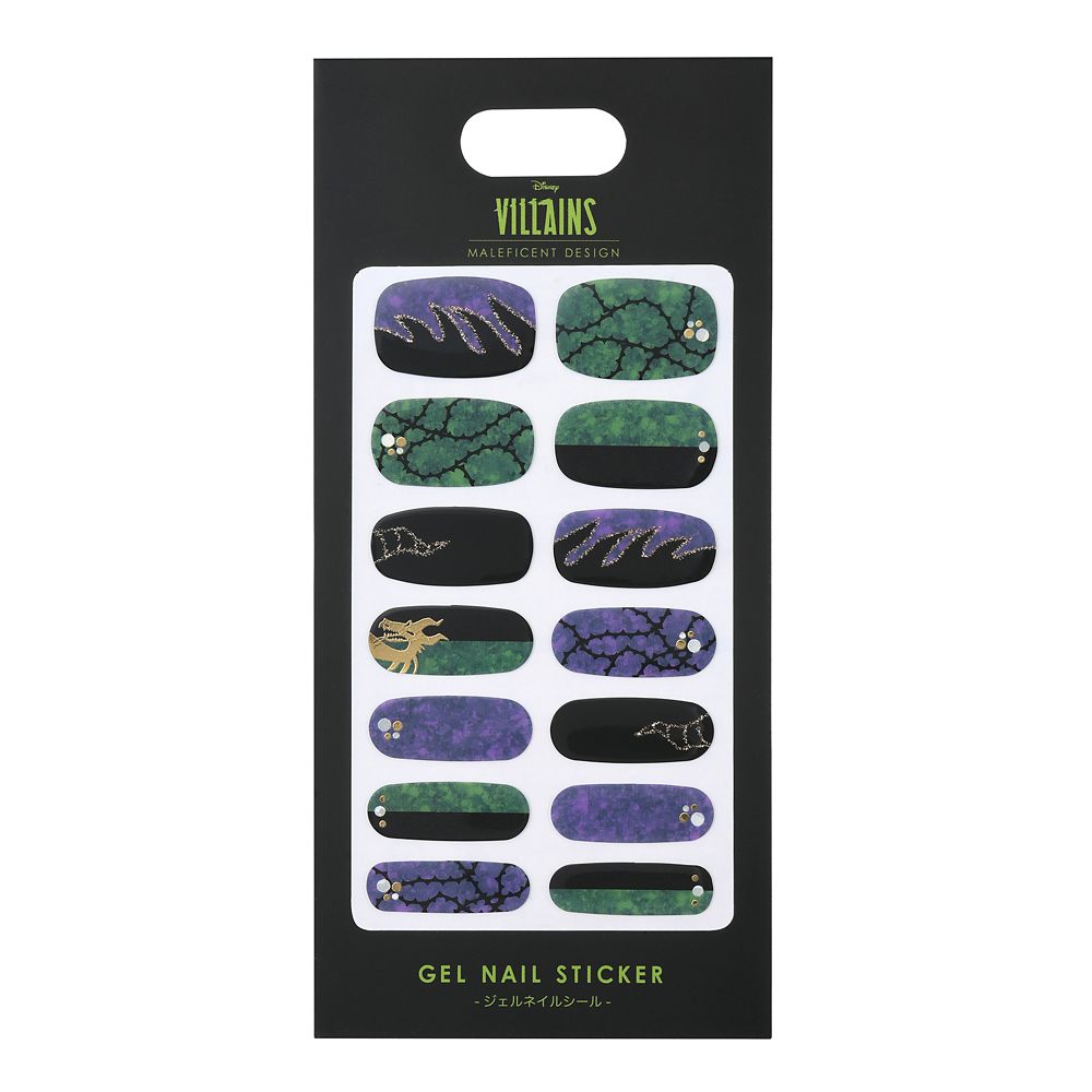 公式 ショップディズニー マレフィセント ジェルネイルシール ディズニーヴィランズ 眠れる森の美女