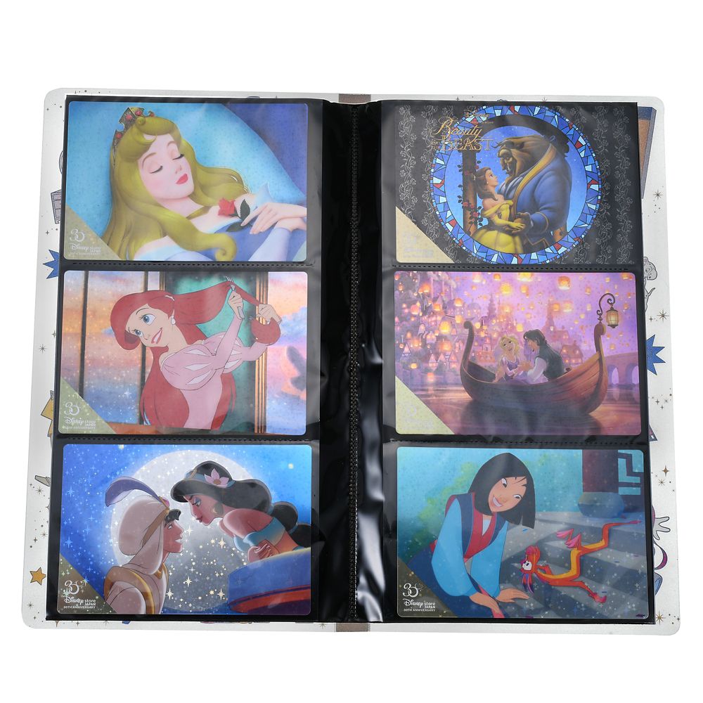 公式 ショップディズニー ディズニーキャラクター ポストカード セット ホログラム Disney Store Japan 30th