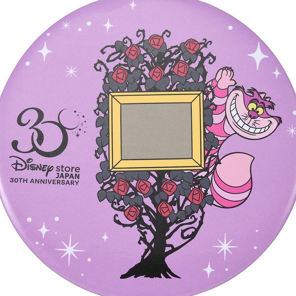 公式 ショップディズニー チェシャ猫 缶バッジ Disney Store Japan 30th