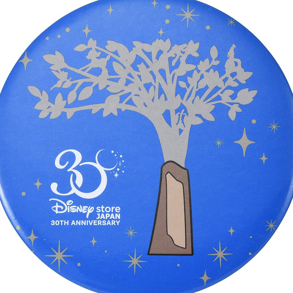 公式 ショップディズニー ミッキー 缶バッジ ツリー Disney Store Japan 30th