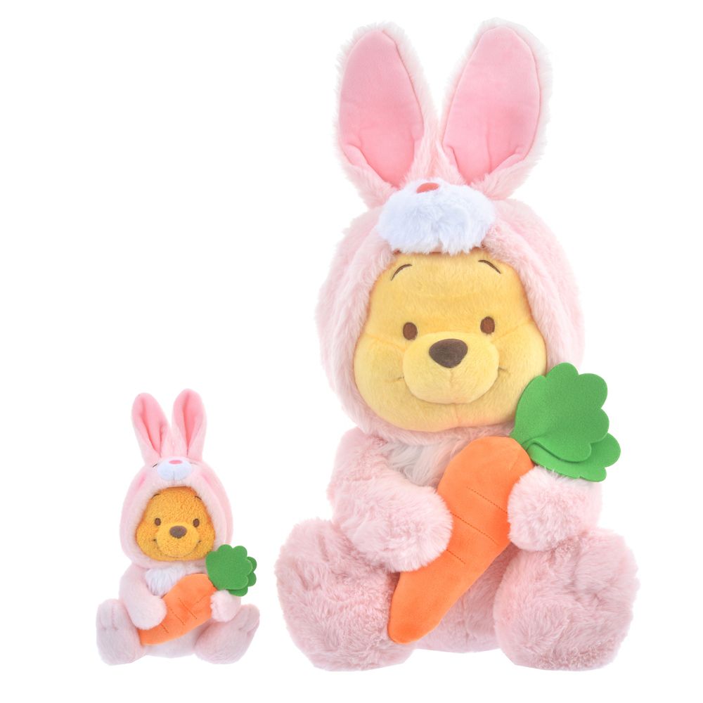 公式 ショップディズニー プーさん ぬいぐるみ M ピンク 卯 ウサギ Eto Pooh 23