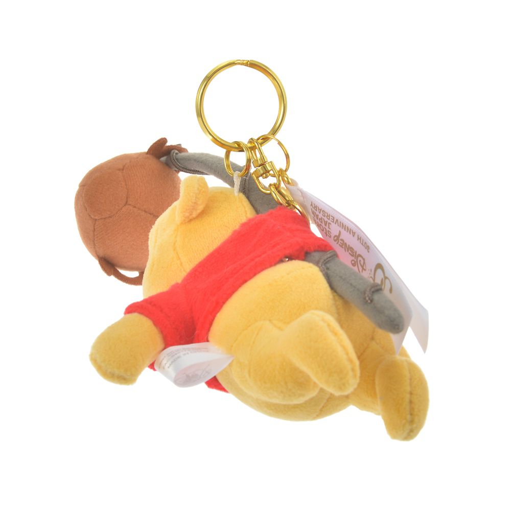 公式 ショップディズニー ハピネスリクエスト 送料無料 プーさん ぬいぐるみキーホルダー キーチェーン Disney Store Japan 30th 23年2月中発送予定