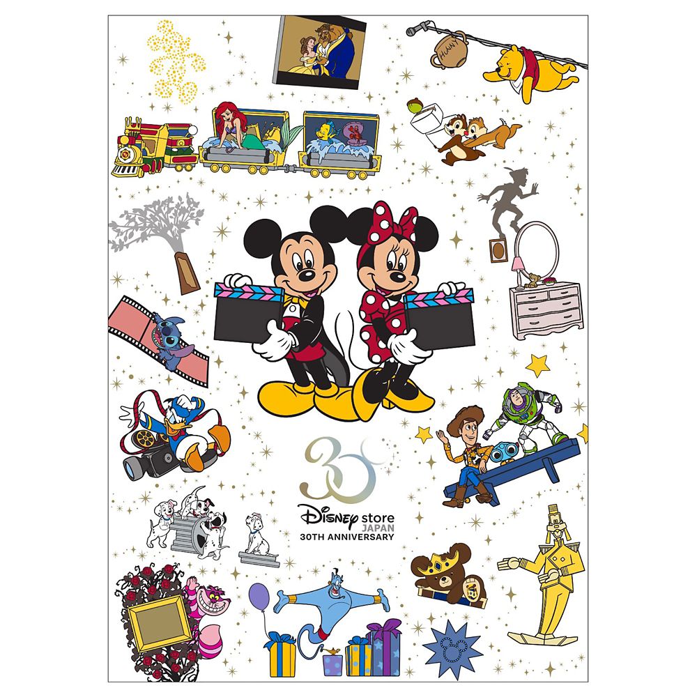 公式 ショップディズニー ハピネスリクエスト 送料無料 プーさん ぬいぐるみキーホルダー キーチェーン Disney Store Japan 30th 23年2月中発送予定
