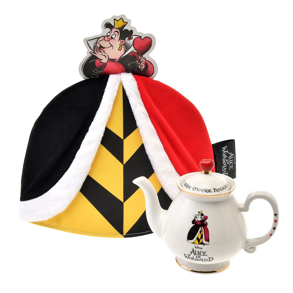 公式 ショップディズニー ハートの女王 ティーポットカバー Alice Tea Party