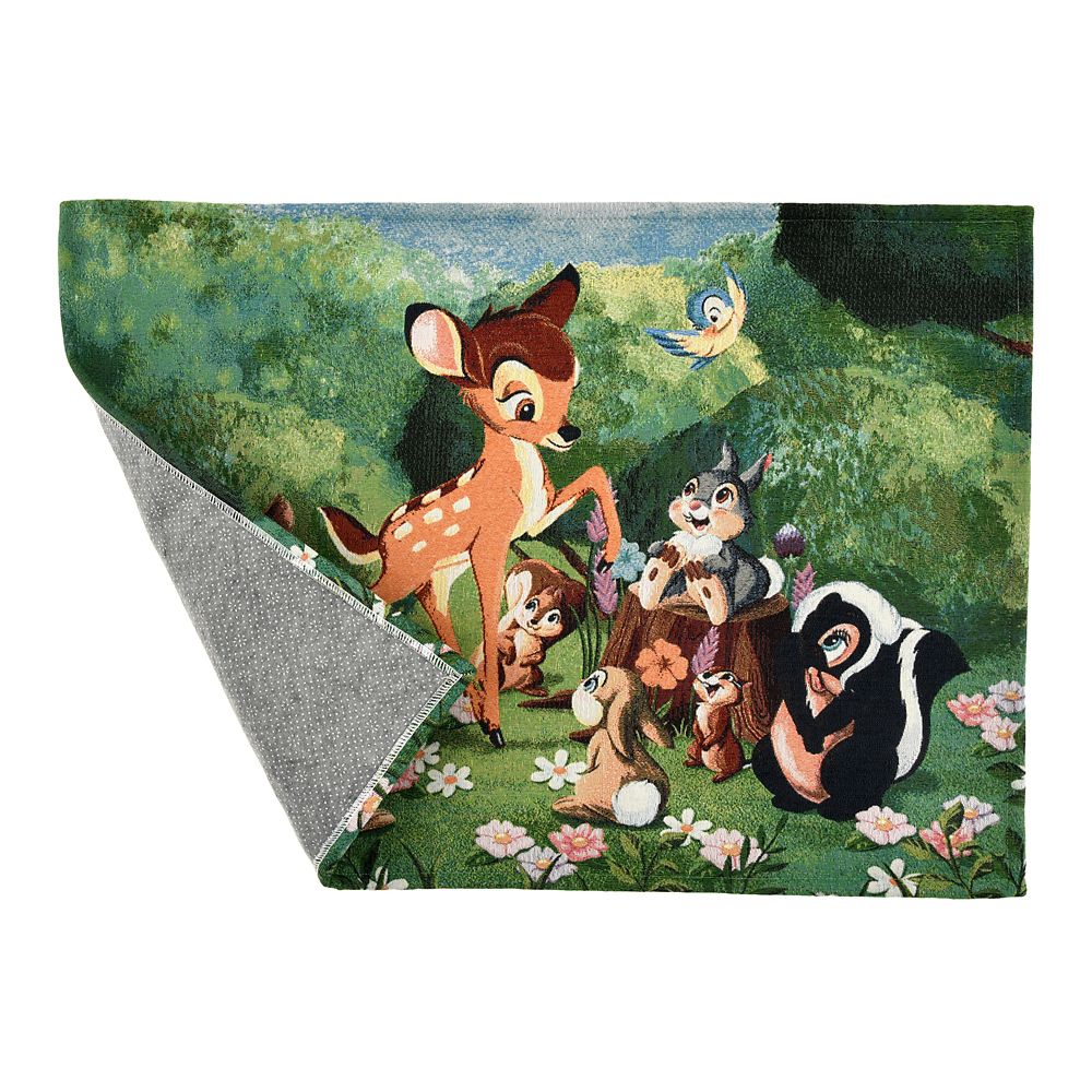 公式 ショップディズニー バンビ とんすけ フラワー マット Bambi 80years