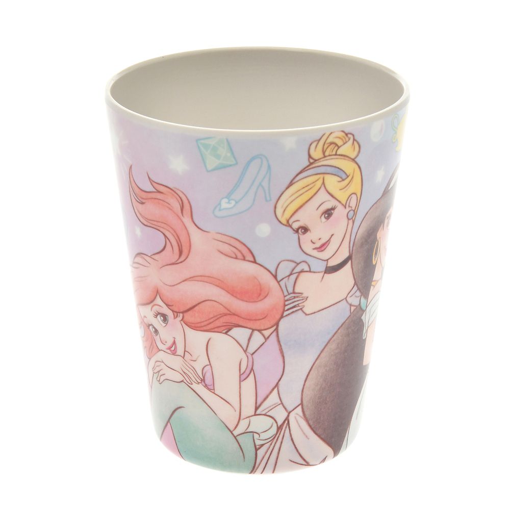 公式 ショップディズニー ディズニープリンセス プレート コップ セット ファンシースター
