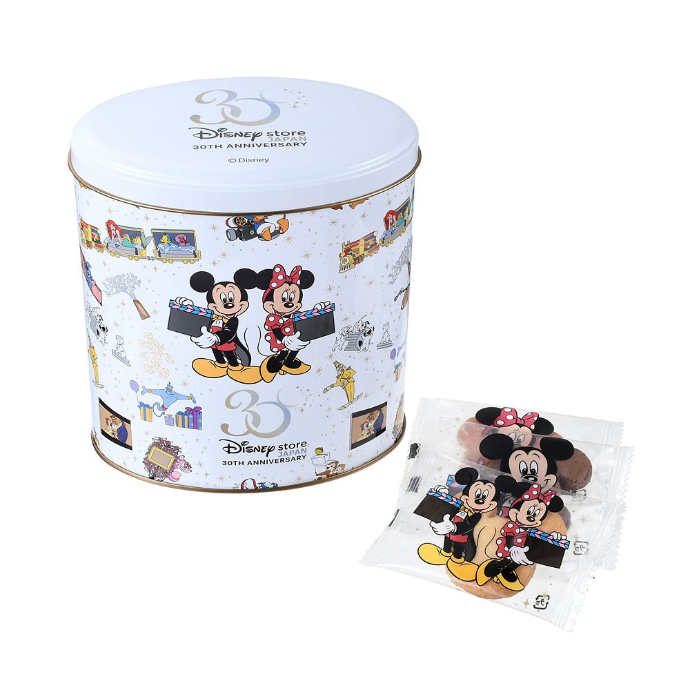 公式 ショップディズニー ディズニーキャラクター クッキー 缶入り Disney Store Japan 30th