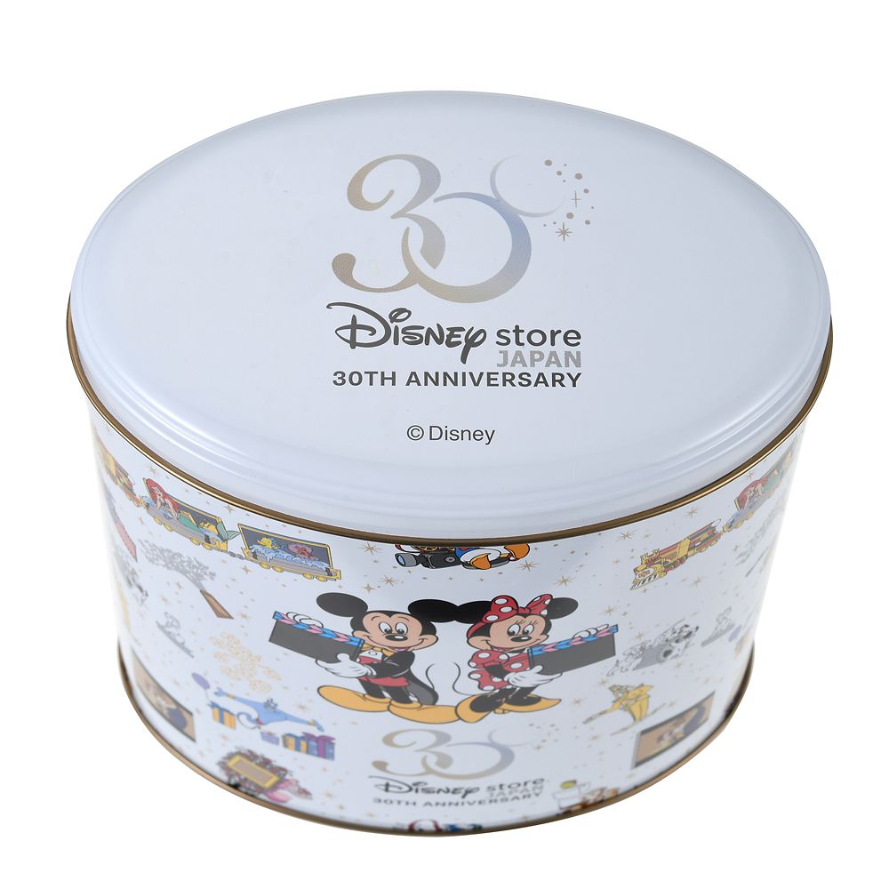 公式 ショップディズニー ディズニーキャラクター クッキー 缶入り Disney Store Japan 30th