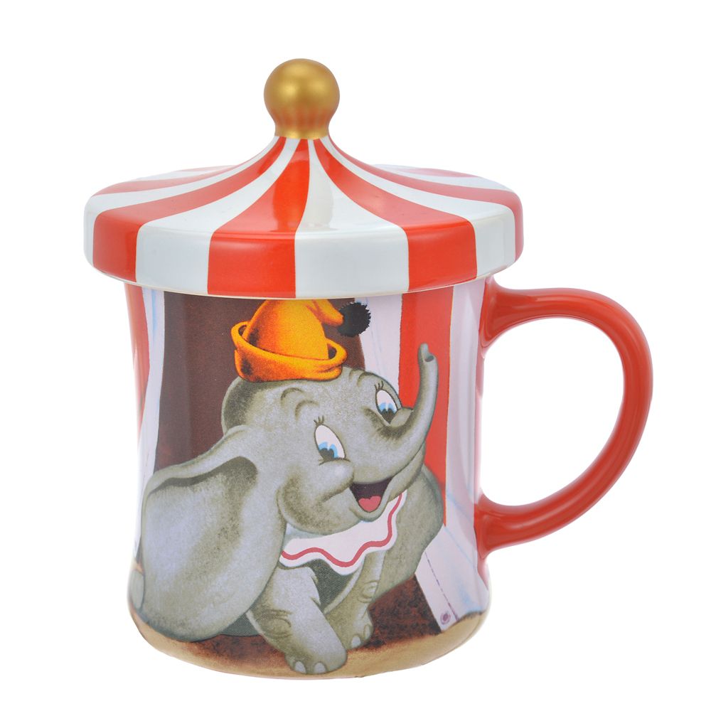 公式 ショップディズニー ダンボ ティモシー マグカップ ふた付き サーカステント