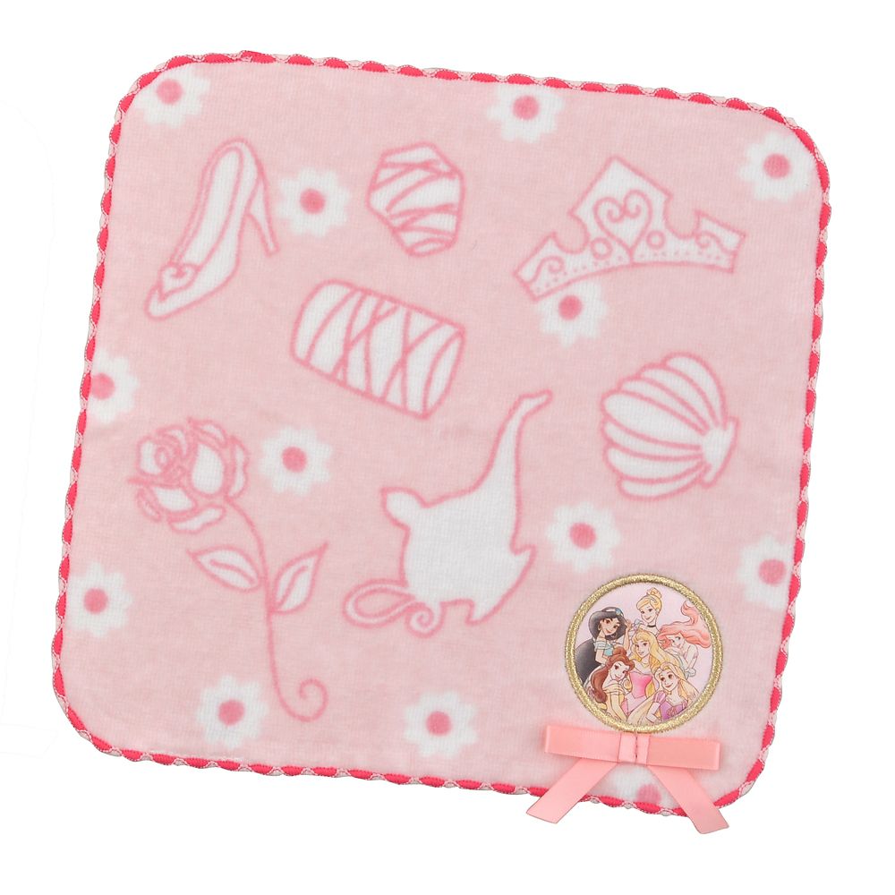 公式 ショップディズニー ディズニープリンセス ミニタオル ループタオル パステルファンシー Gift