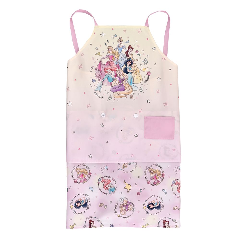 公式 ショップディズニー ディズニープリンセス 大人用 キッズ用エプロン 3way パステルファンシー Tidy Up
