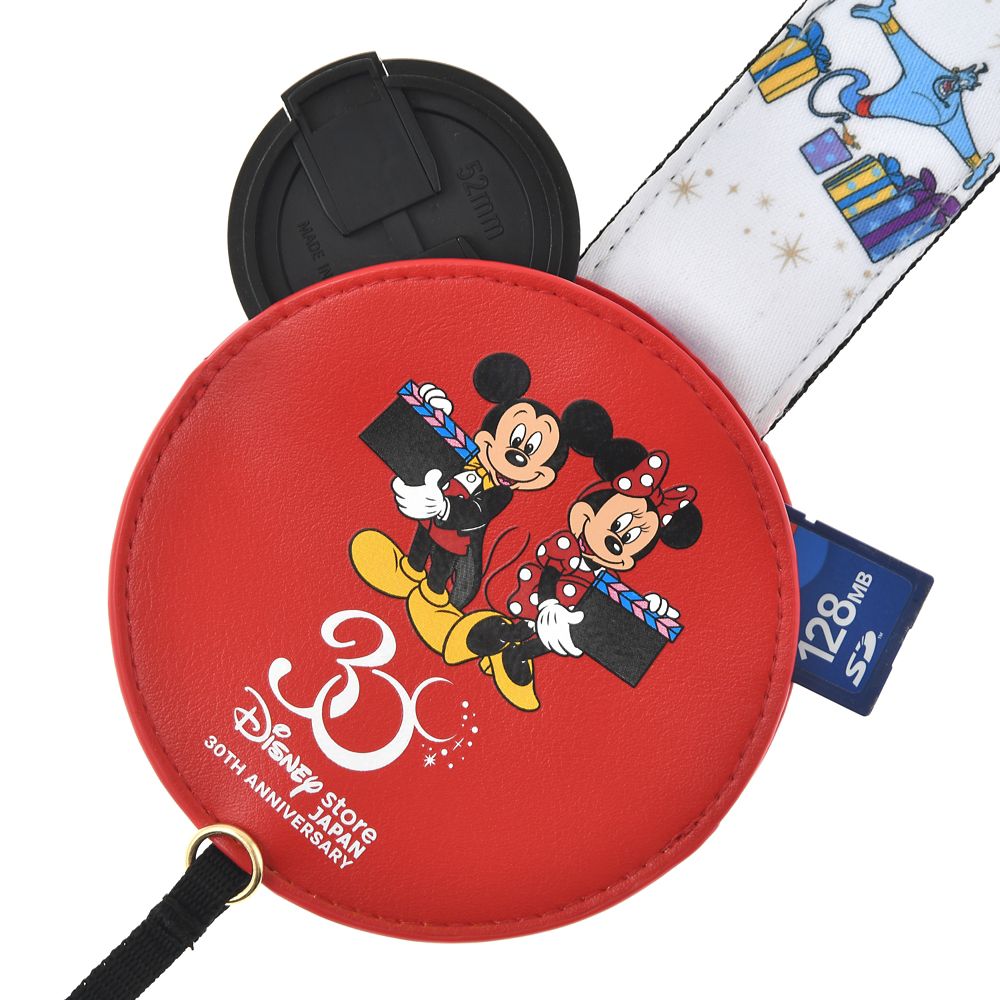 公式 ショップディズニー ディズニーキャラクター カメラストラップ Disney Store Japan 30th