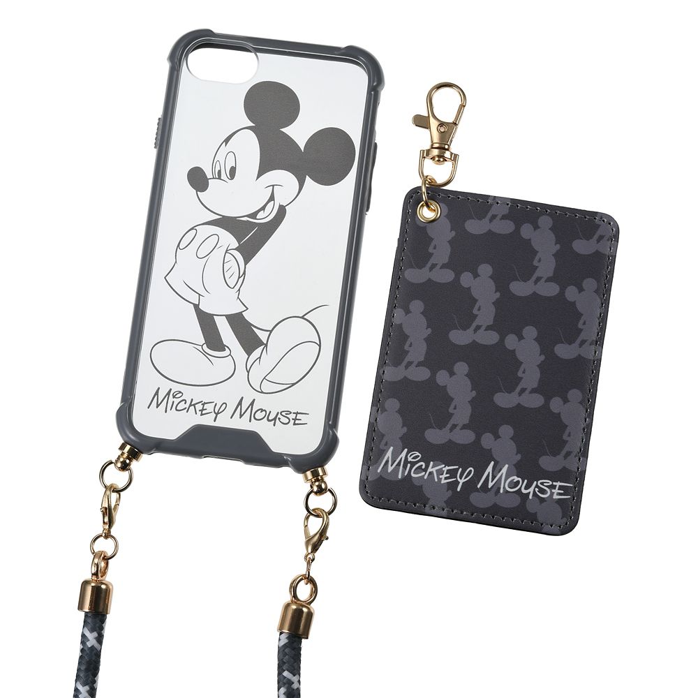 公式 ショップディズニー ミッキー Iphone 6 6s 7 8 Se 第1世代 第2世代 第3世代 用スマホケース カバー カードケース ストラップ付き