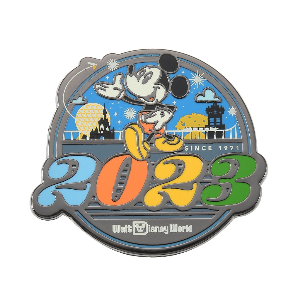 公式 ショップディズニー ミッキー ピンバッジ Dated 23