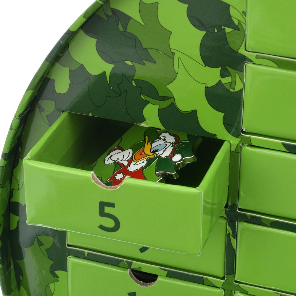 公式 ショップディズニー ディズニーキャラクター アドベントカレンダー ピンバッジ リース Disney Christmas 22