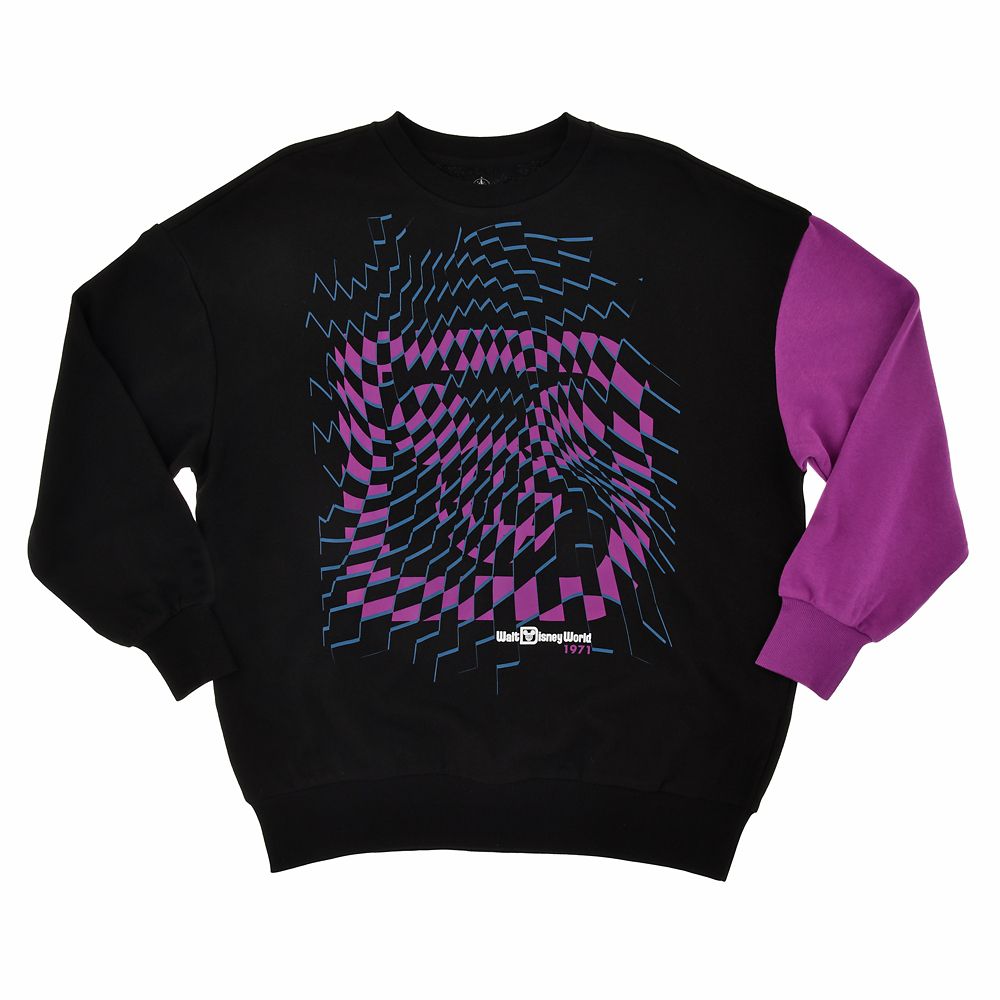 公式 ショップディズニー ミッキー 長袖トレーナー スリーブアクセント L ブラック