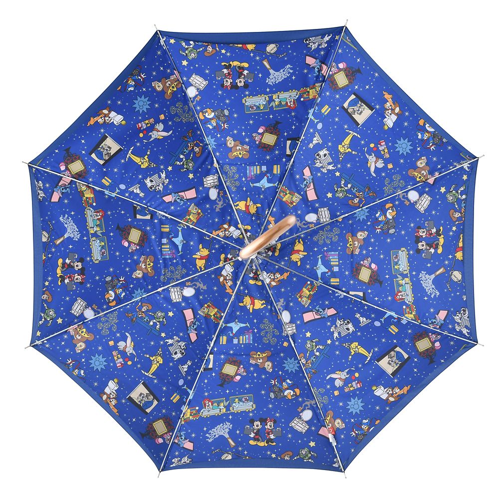 公式 ショップディズニー ディズニーキャラクター 長傘 ジャンプ式 晴雨兼用 Disney Store Japan 30th