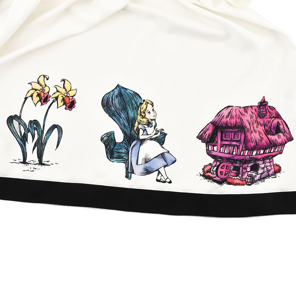 公式 ショップディズニー ふしぎの国のアリス エプロン Alice Tea Party