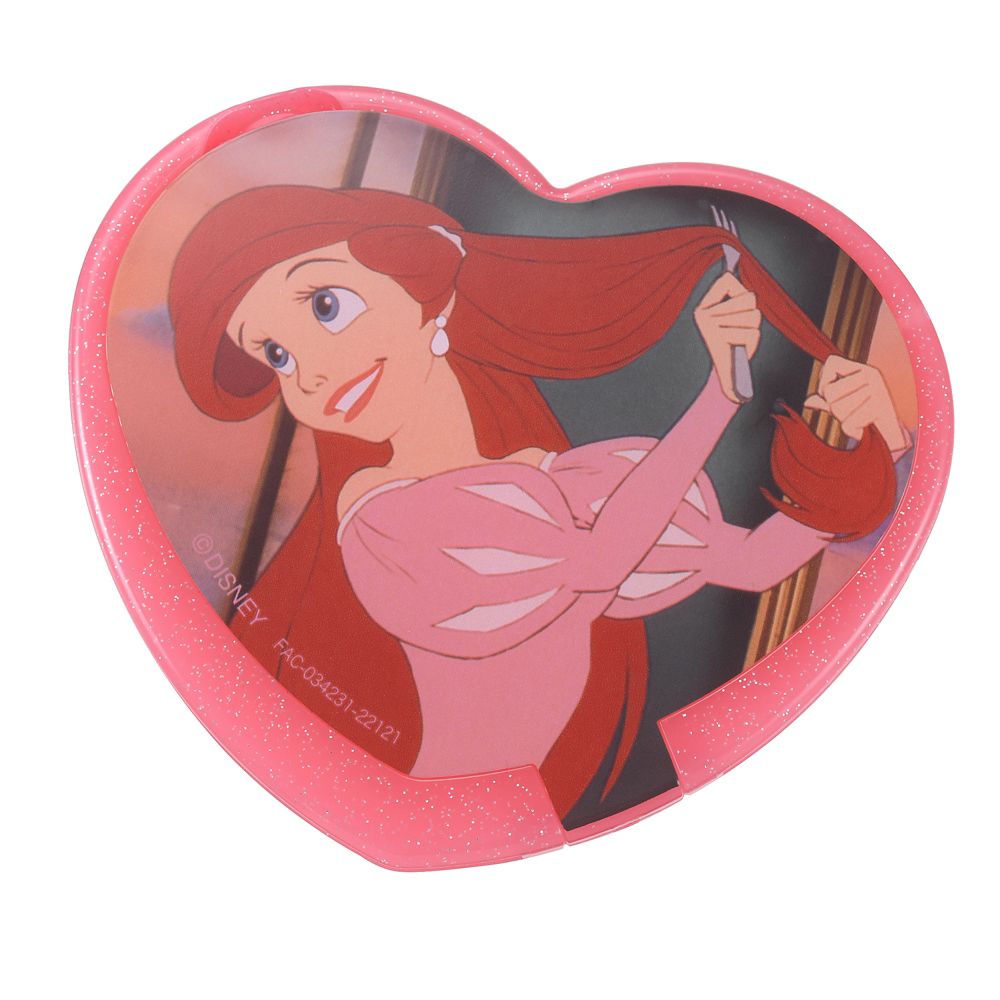 公式 ショップディズニー アリエル ハンドミラー 手鏡 ハート形 Health Beauty Tool